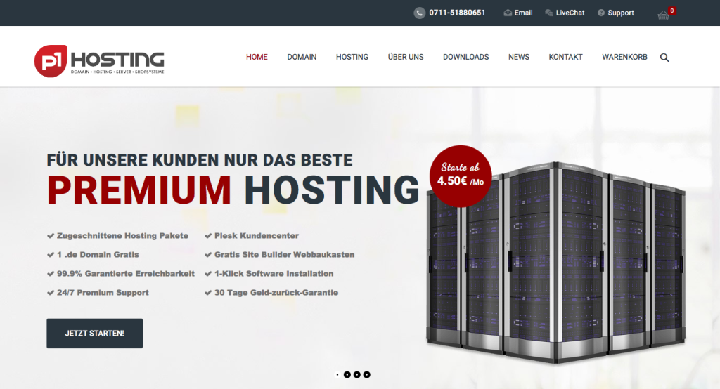 p1Hosting.de managed IT | Webhosting, Domain, Email, WordPress logo